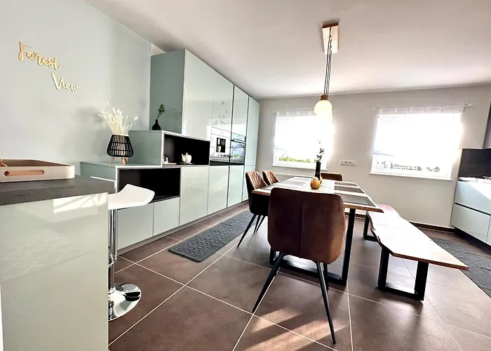 アパート Mein Apartment, Forest View Mit Balkon Und Klima, Bis 10 Personen バート・クロイツナハ